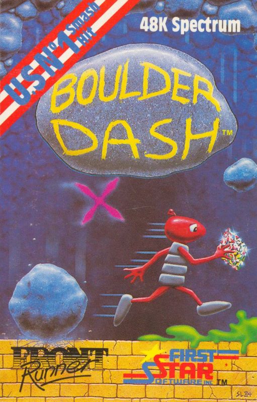Boulder Dash box art for Colecovision